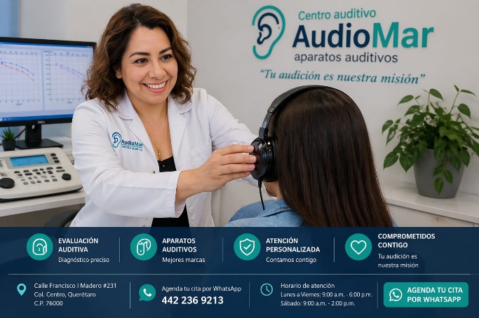 Atención auditiva en el consultorio de AudioMar